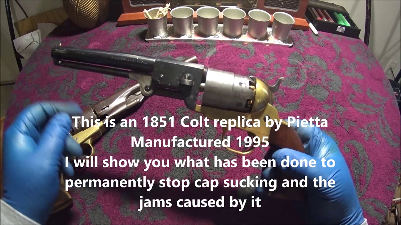 BEAUTIFUL VINTAGE 1860 COLT REPRO + PERMANENT CAP JAM FIX