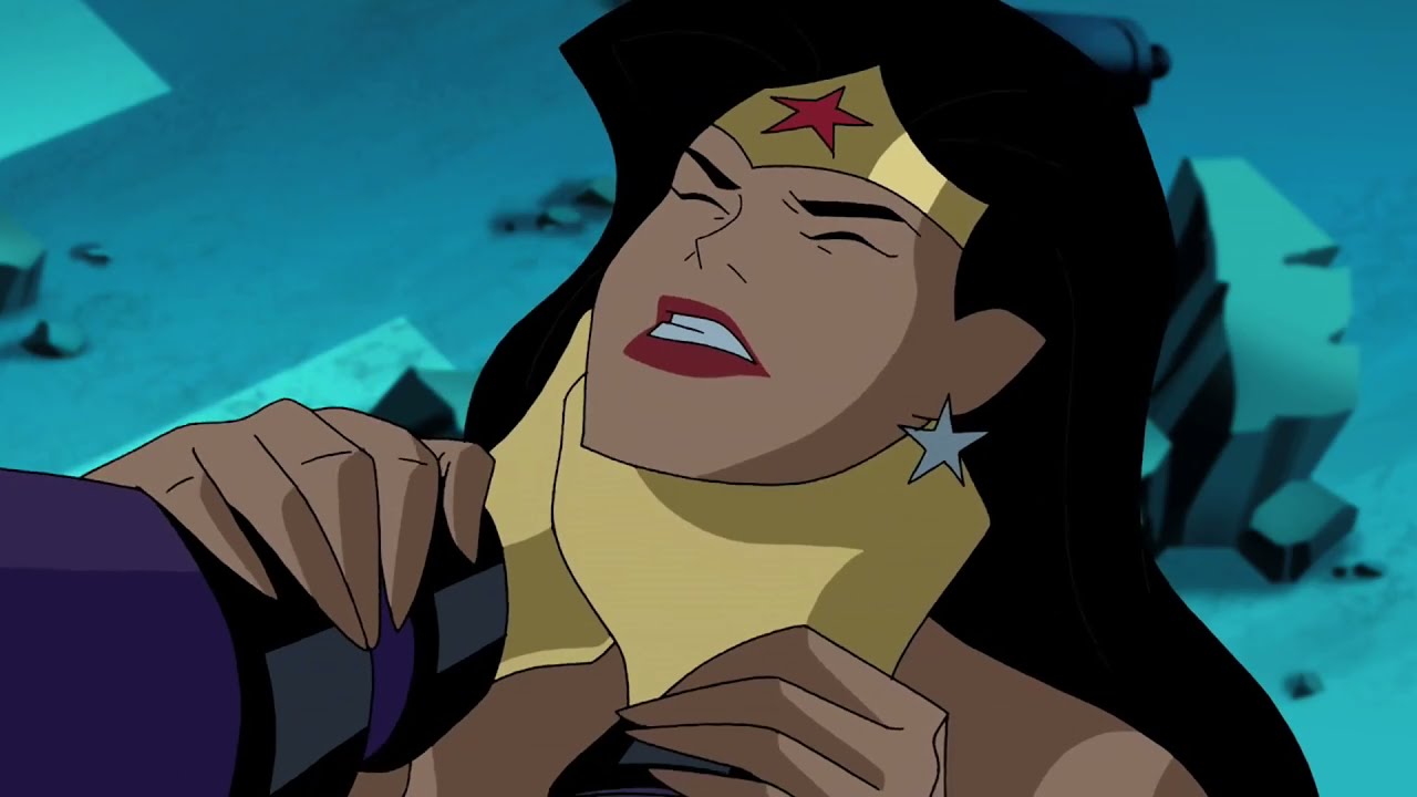 Justice League Unlimited: Wonder Woman vs Mongul 2 minute ryona