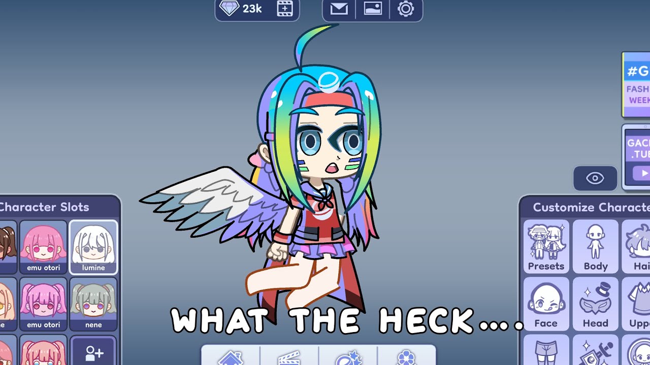 weird gacha life 2 glitch pls help….😭