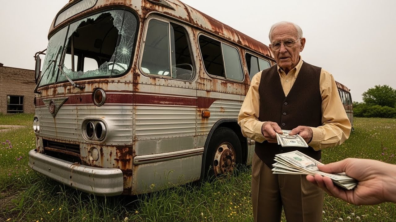 ASMR Bus Restoration Full Rebuild of GMC PD 4104 Greyhound Scenicruiser 1954 from Abandoned Conditio