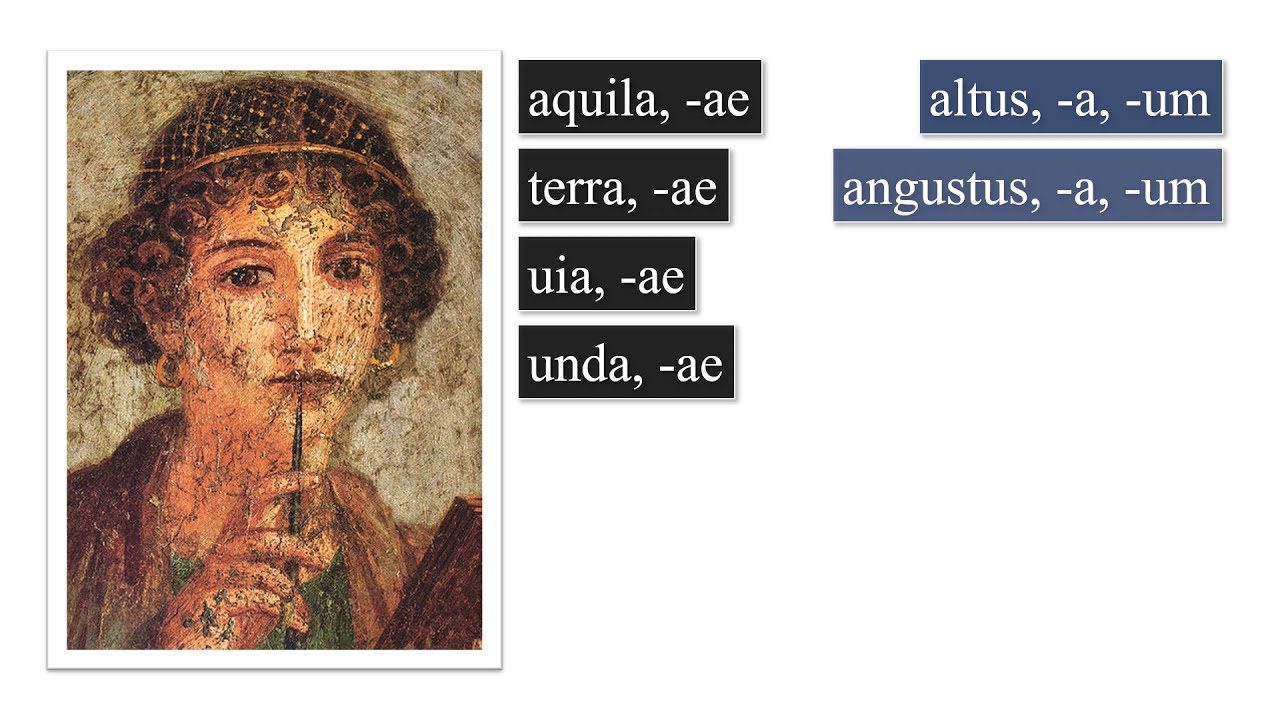 Latim I (aula 3) - Primeira abordagem à língua latina
