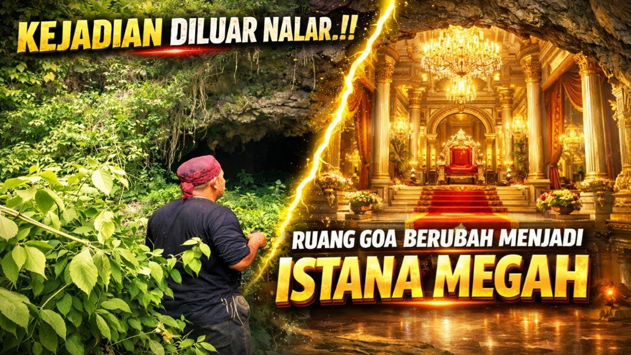 Seperti mimpi.!! Goa ini tiba-tiba berubah seperti istana megah