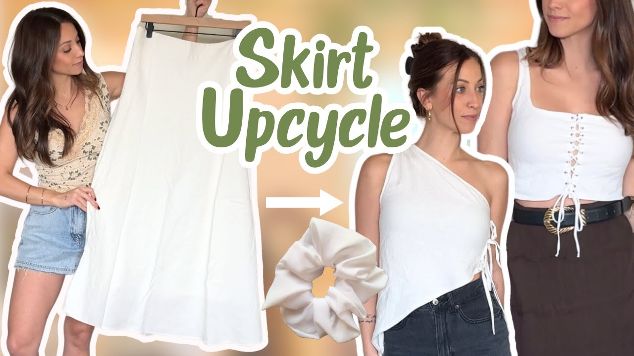 Sewing CHALLENGE! How Many Pieces can I Flip out of ONE SKIRT?