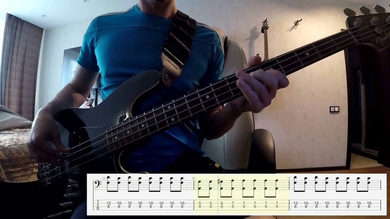 TURNSTILE - HOLIDAY cover bass tabs (WITH TABS)