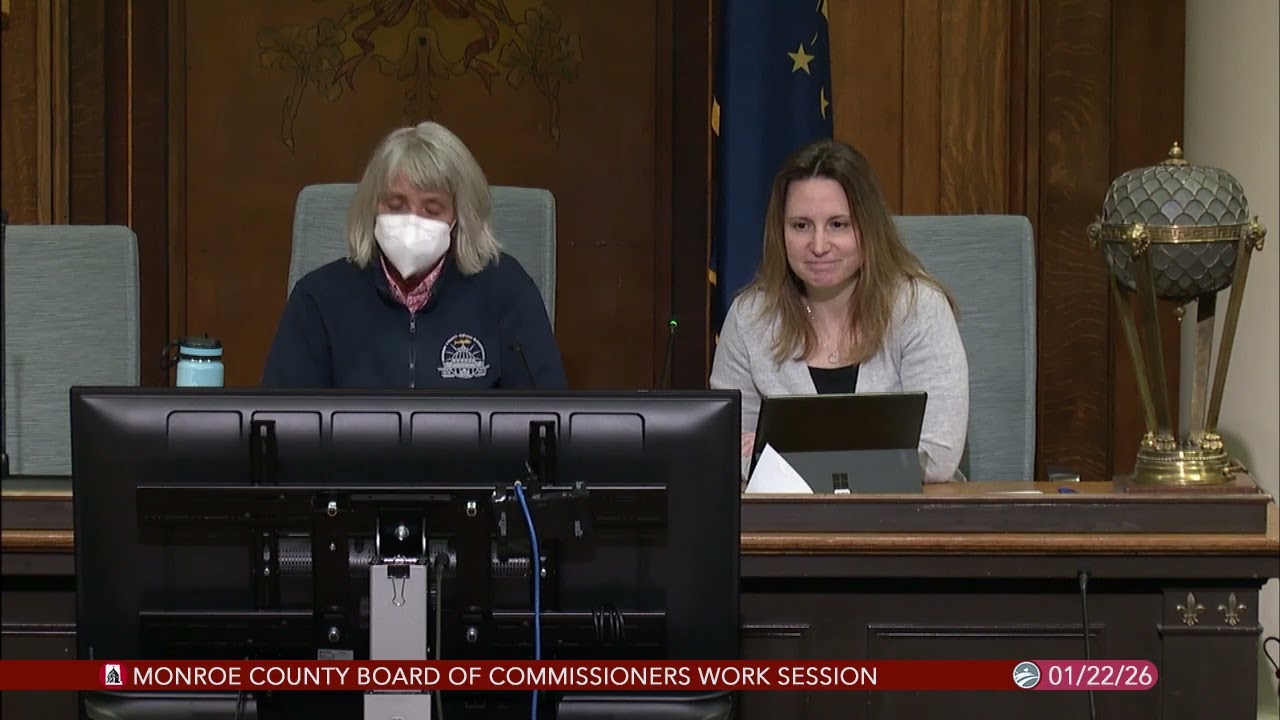 Monroe County Commissioners Work Session, January 22, 2026