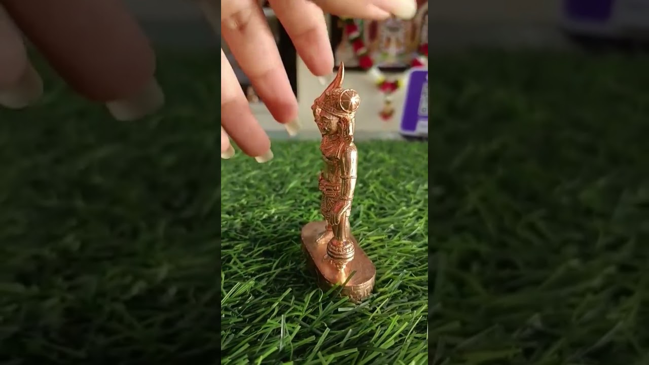 Karuppasamy Statue (3 inch ) (impon ) con.no:9894283921#@siddhamimponjewellery #impon #panchalogam