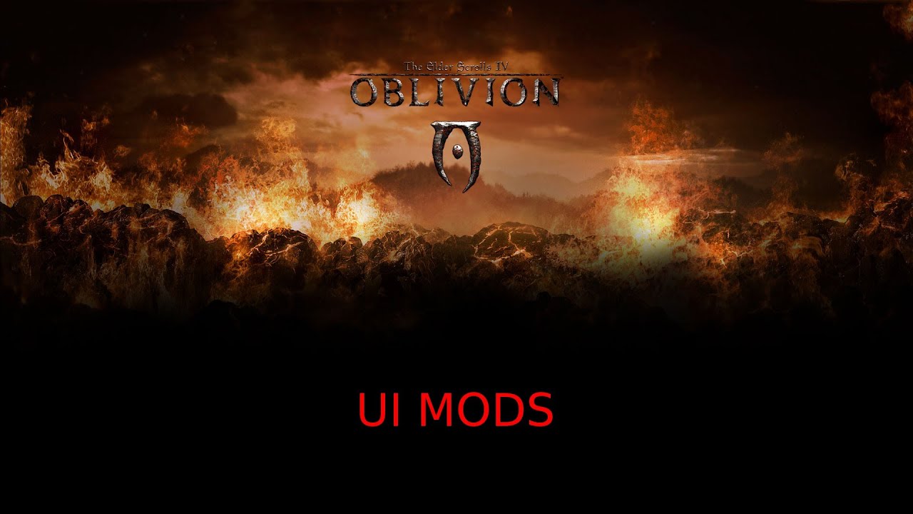 Modding Oblivion: UI mods