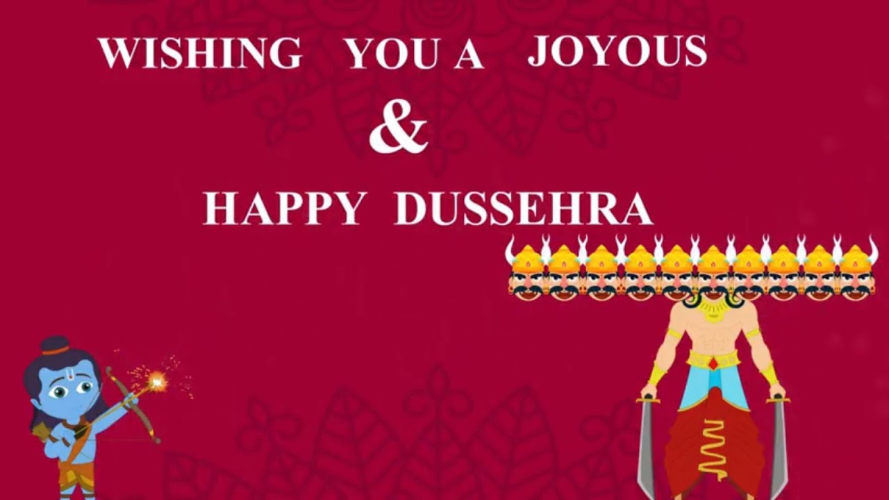 Dussehra festival 2018| Whatapp status video, greetings, messages, sms, wishes, 2d animation video