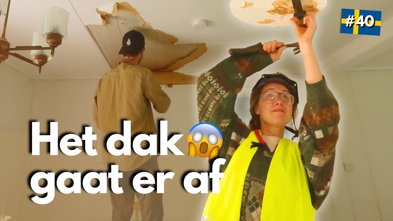 We beginnen met de eerste SLOOPWERKZAAMHEDEN in huis & dat wordt een grote verrassing! #40