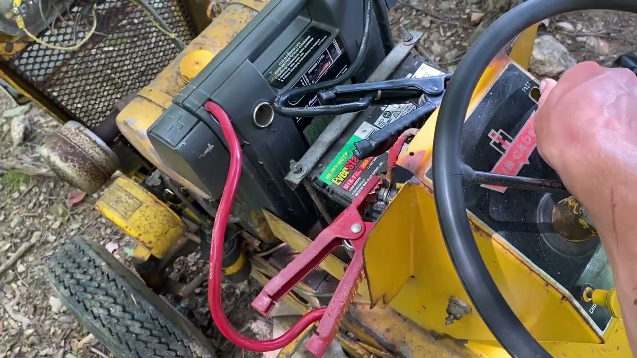 first start in a year - Cub Cadet 70