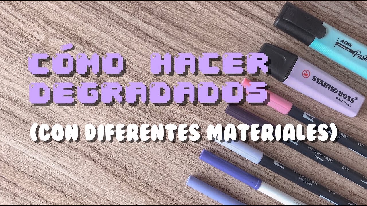 c&oacute;mo hacer degradados en tus t&iacute;tulos 🦋 // s t u d y . v b o //