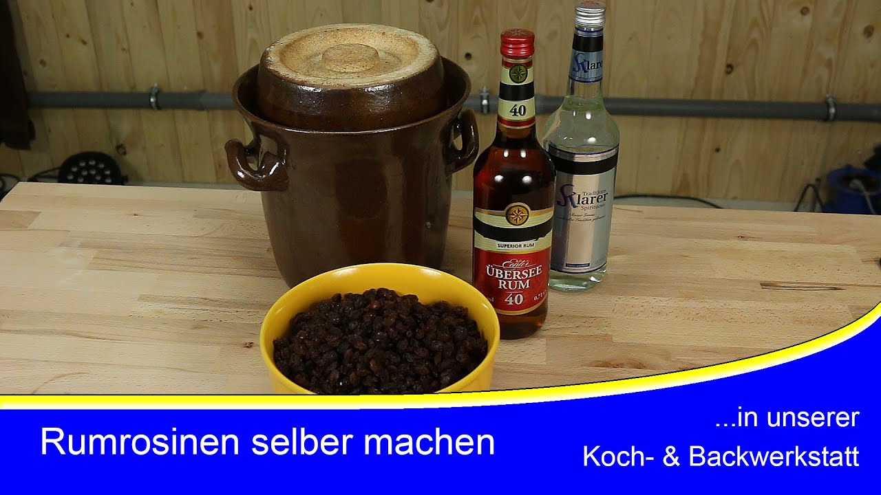 Rumrosinen selber machen...