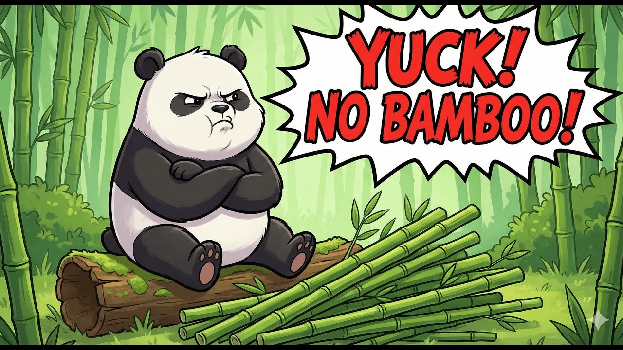 The Panda Who Hated Bamboo | The Panda Who Refused to Eat! 🐼❌ Pogo's Picky Eater Problem