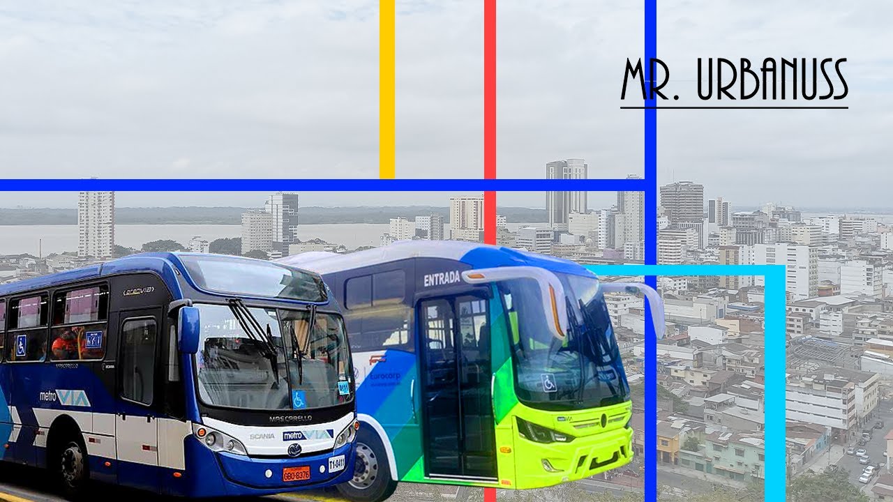 Las 7 troncales de la Metrovía de Guayaquil