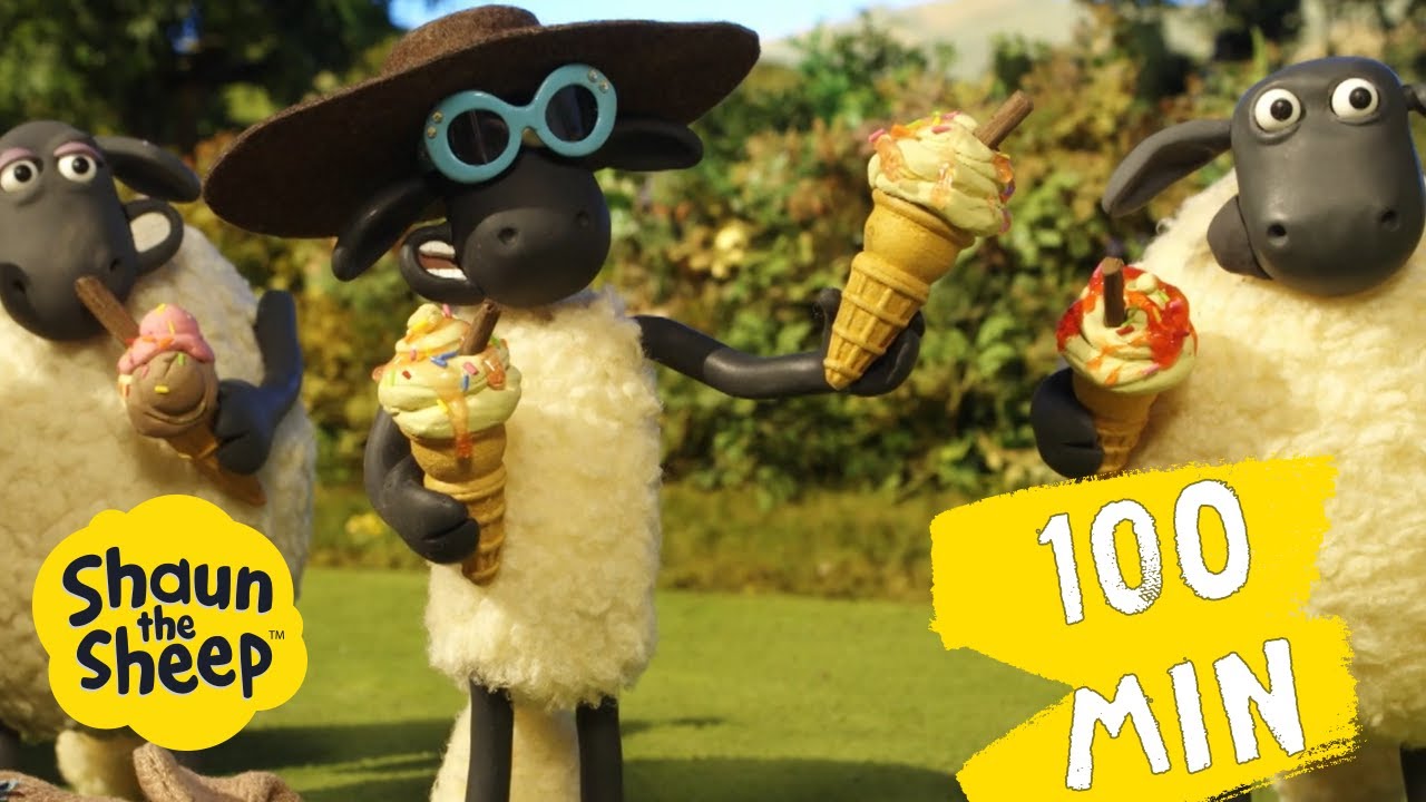 100MIN 🍌🍅 Ultimate Shaun The Sheep Food Episode Compilation! 🐏 | Season 4 #ShaunTheSheep