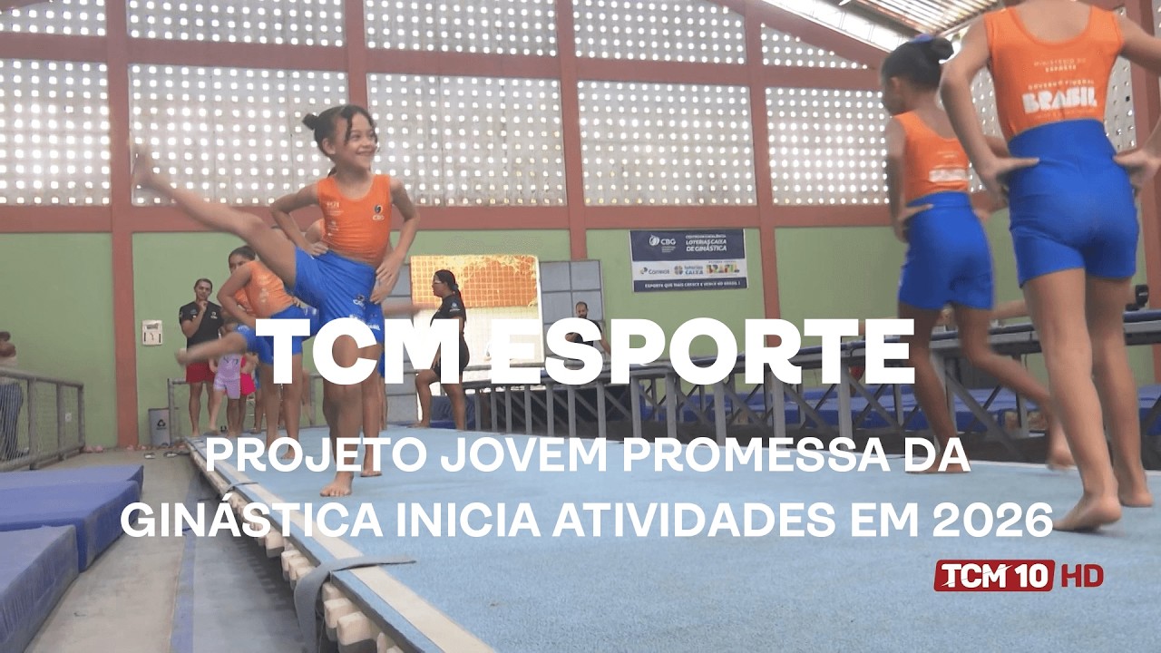 TCM Notícia Esportes - Projeto Jovem Promessa da Ginástica inicia atividades em 2026
