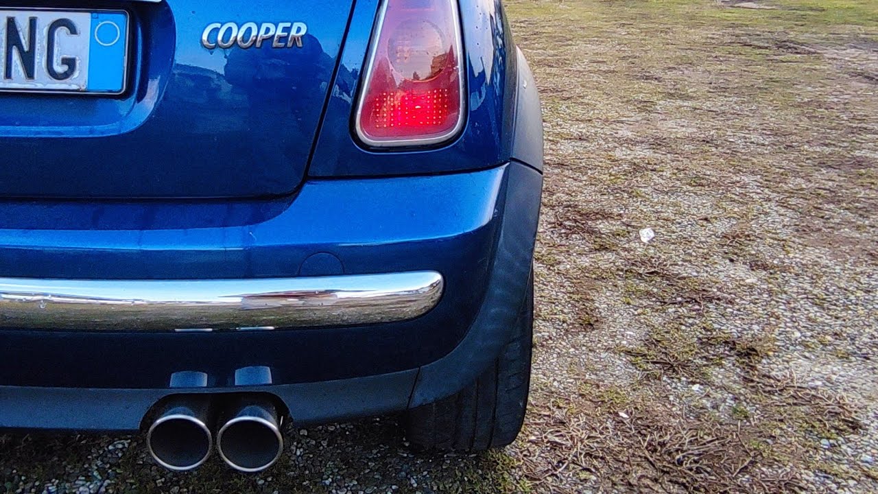 Mini Cooper R50 Scarico doppio da 90mm double Sport Exhaust sound