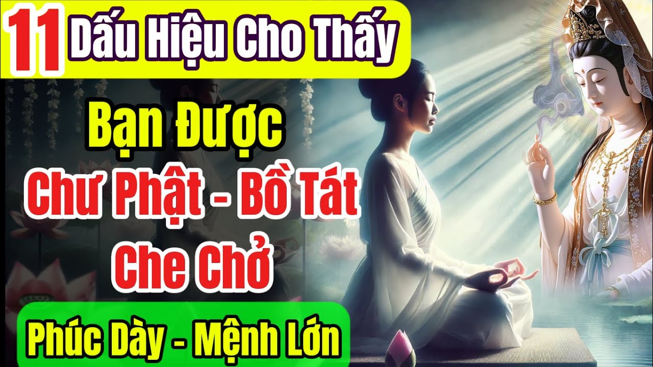 11 Dấu hiệu Phật - Bồ Tát che chở bạn, phúc dày mệnh lớn | Nhân Quả Phật Pháp