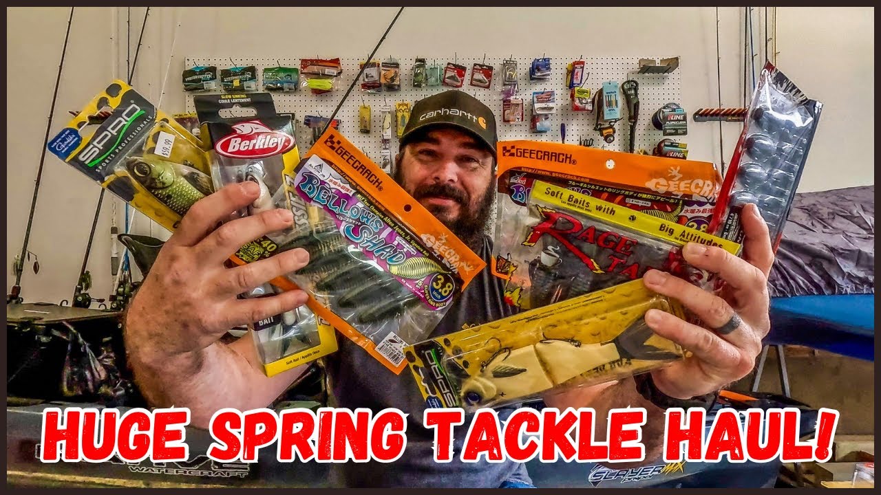 I loaded up on tons of new tackle for spring!