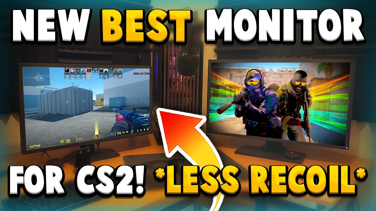 The NEW Best Monitor For CS2! *LESS RECOIL* (BenQ XL2546X)