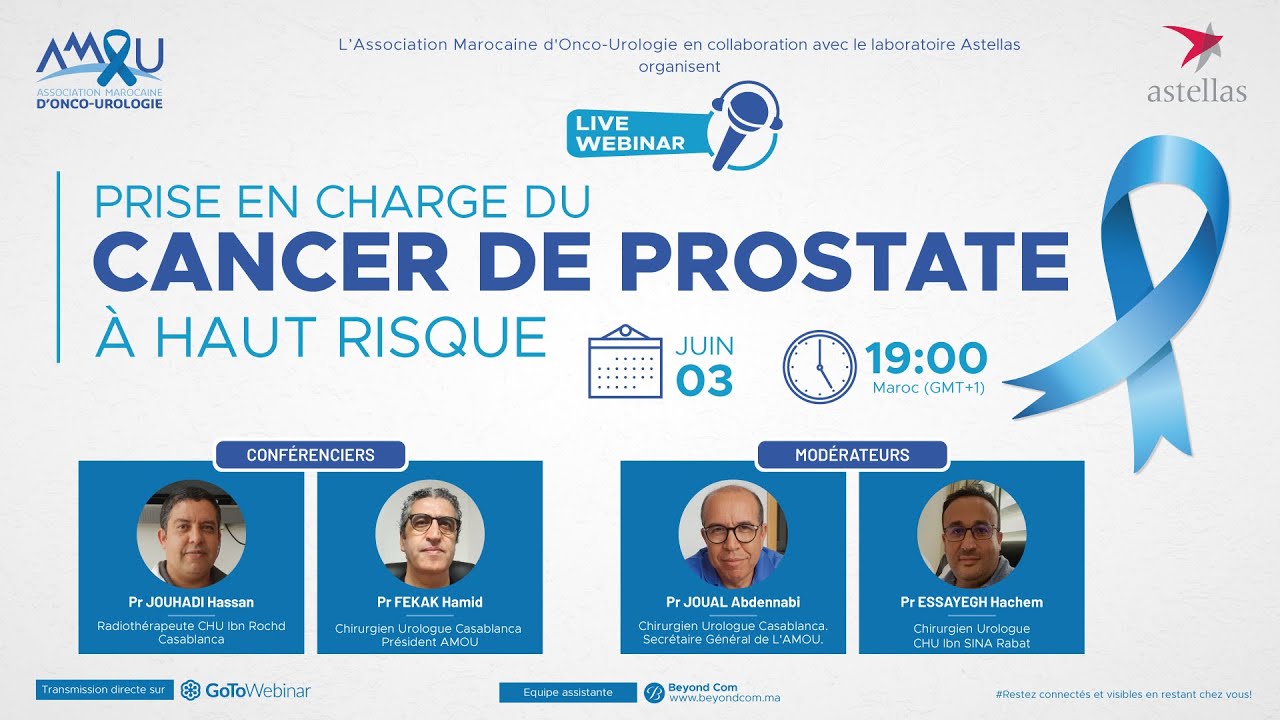 PRISE EN CHARGE DU CANCER DE PROSTATE À HAUT RISQUE - Webinar AMOU 2020