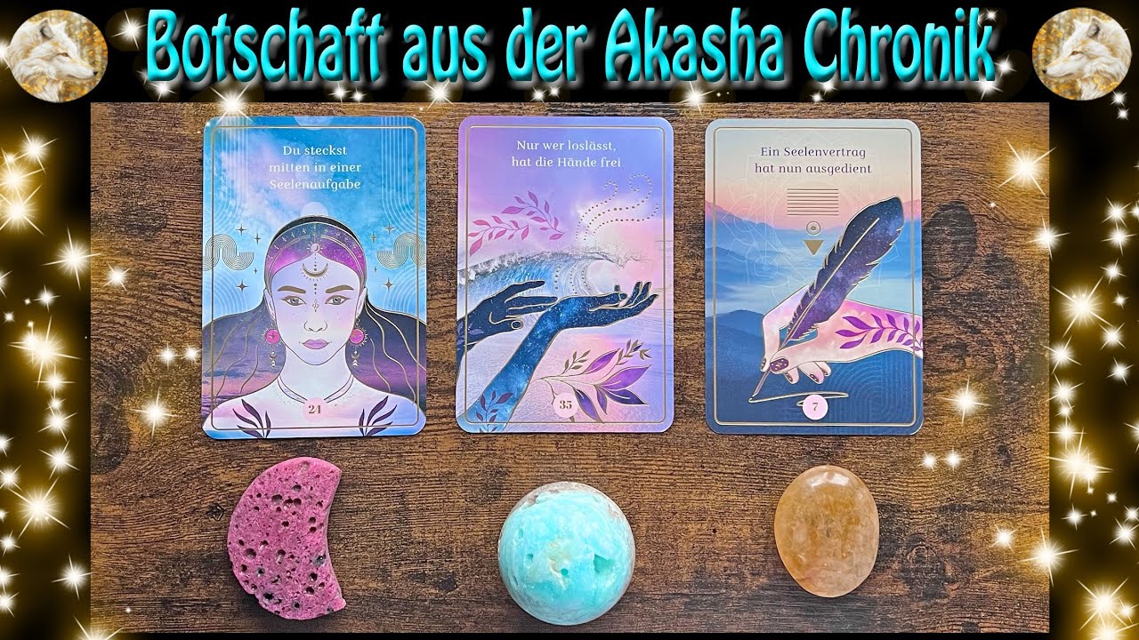 🐺🪽 Botschaft aus der Akasha Chronik🪽🐺 Auswahlorakel ☆ Tarot☆zeitlos