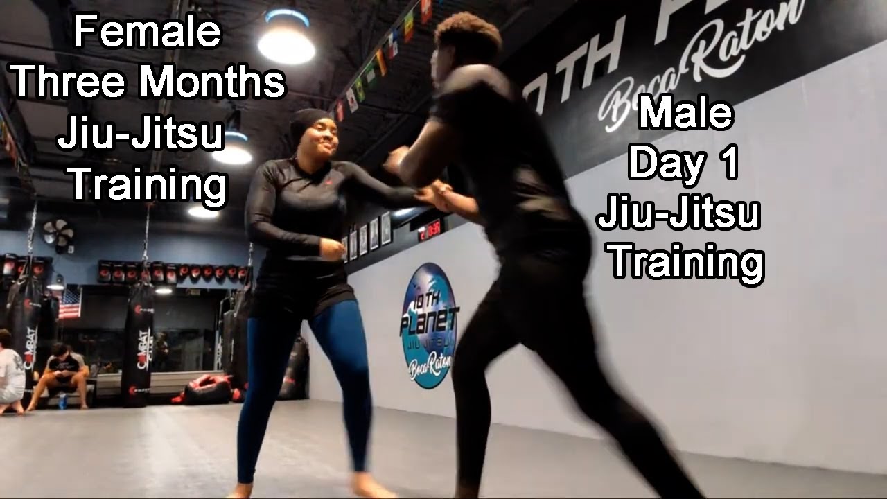 Female with 3 Months of Jiu-Jitsu vs Male with No Jiu-Jitsu Training
