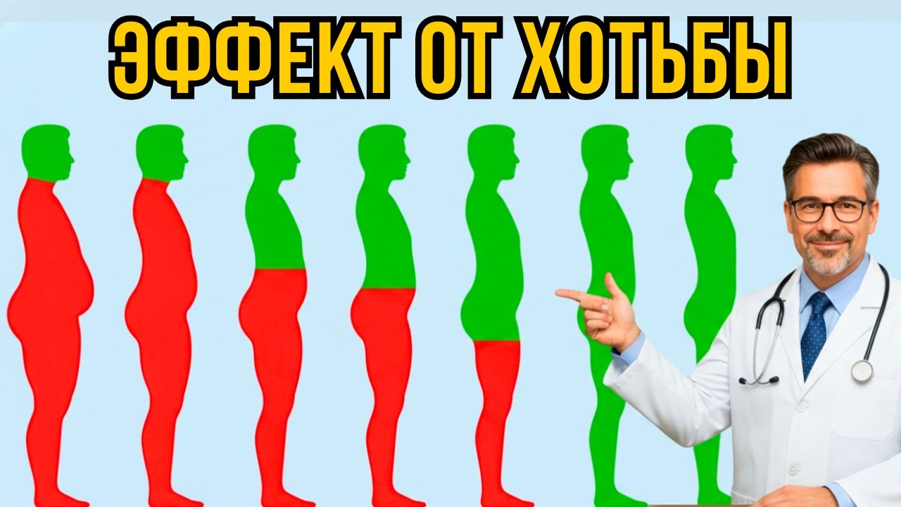 Забудьте про 10000 шагов | правильная техника ходьбы | как ходьба меняет тело