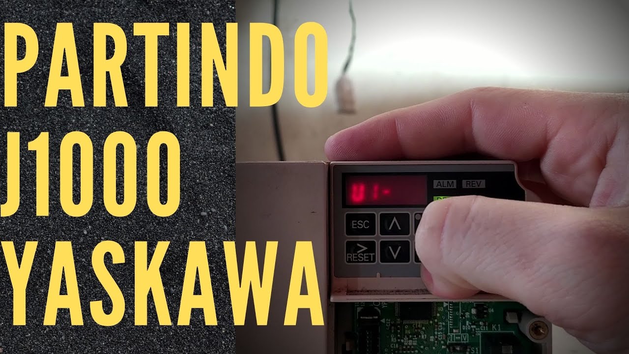 Partindo o inversor de frequência J1000