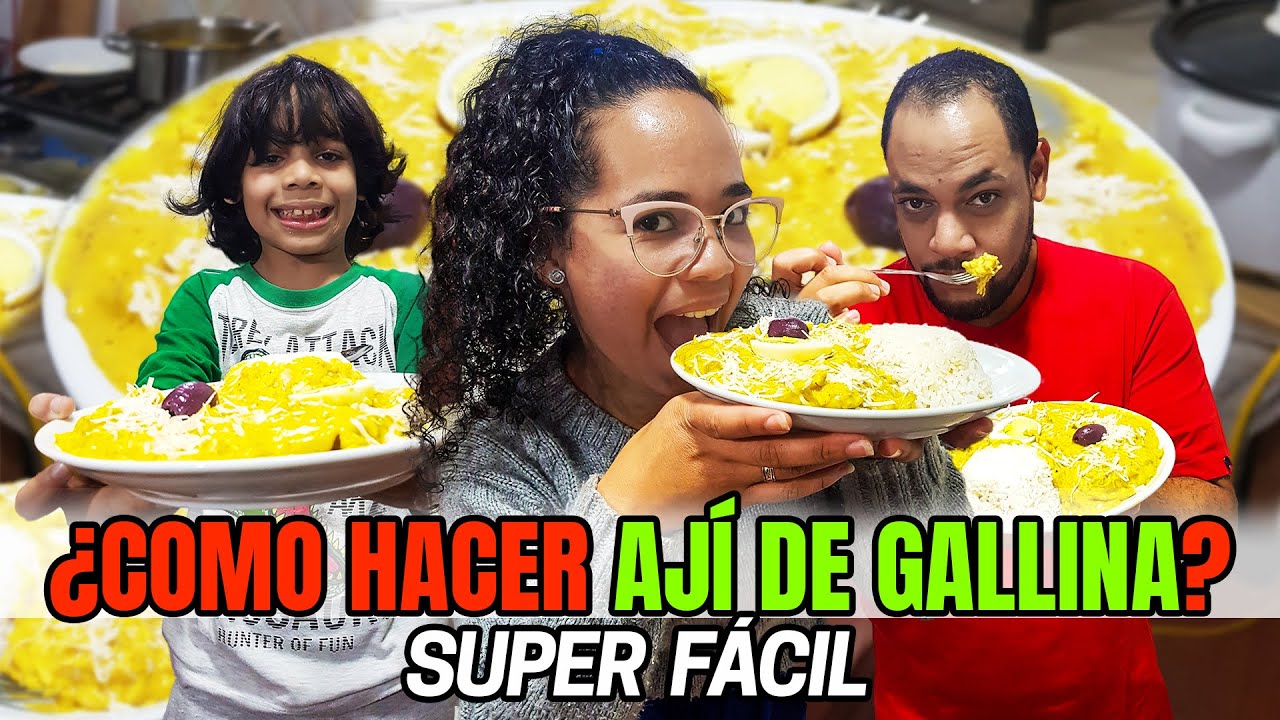Como hacer AJÍ DE GALLINA / Receta Peruana / SUPER FÁCIL y EXQUISITO