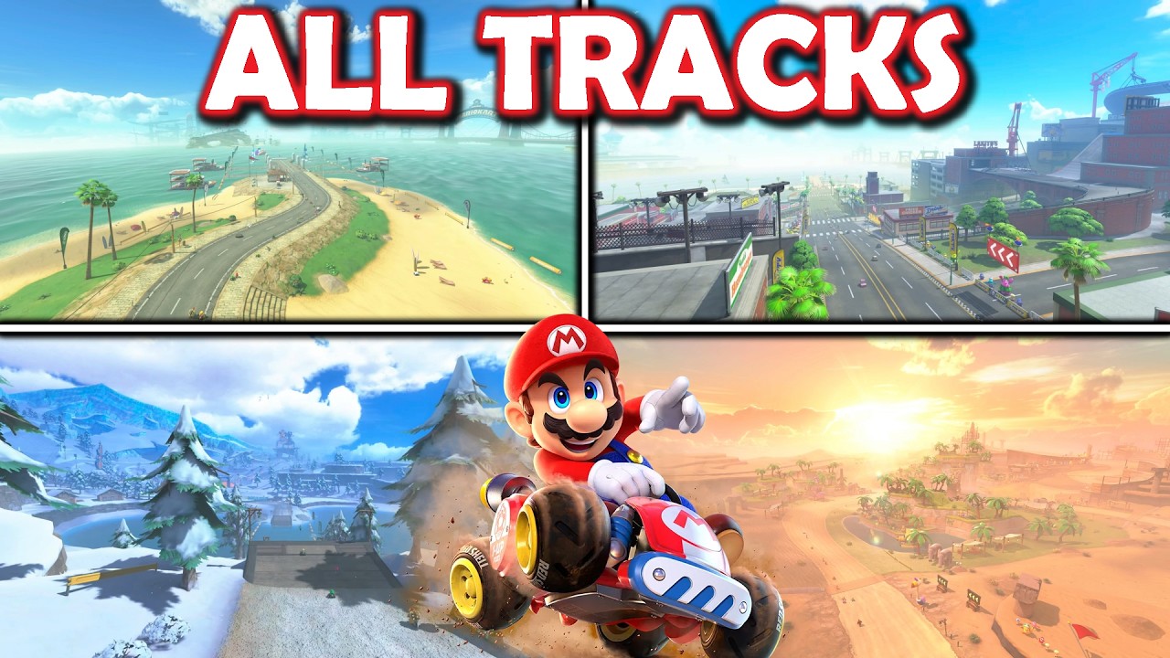 Mario Kart World - Knockout Tour!! (All Tracks)