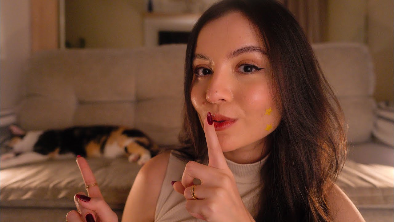 asmr para relaxar e dormir (sussurros e toques na tela)