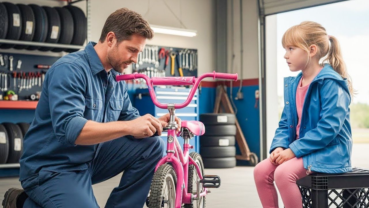 Poor Mechanic Fixes a Little Girl’s Bike for Free — What Happens Next Changes His Entire Life