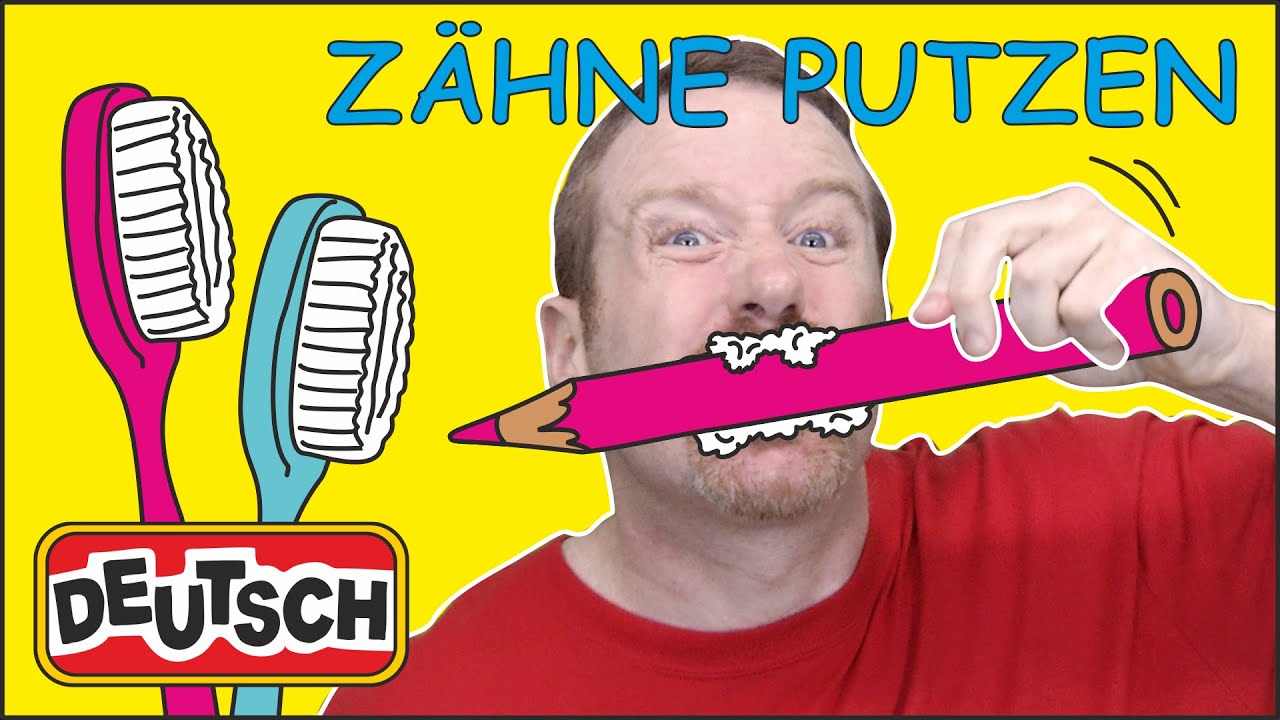Putz deine Zähne-Song Kindergeschichte von Steve and Maggie Deutsch | Sprich fließend Deutsch
