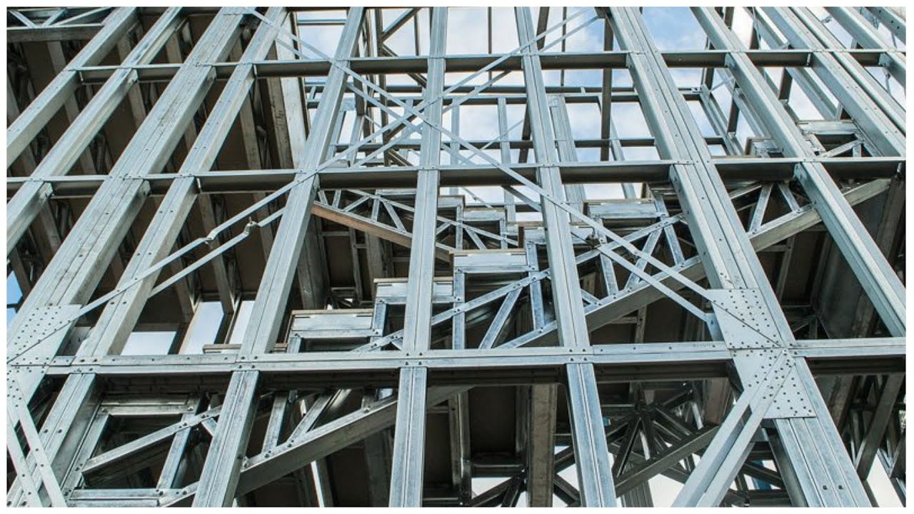Light gauge steel frame building system for low cost housing projects