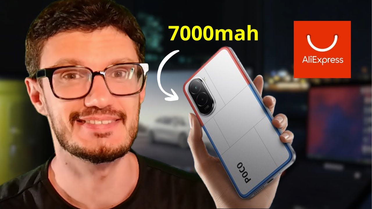Xiaomi POCO M7 Global REVIEW E TESTES! Smartphone com bateria de 7000mah que Achei no AliExpress!