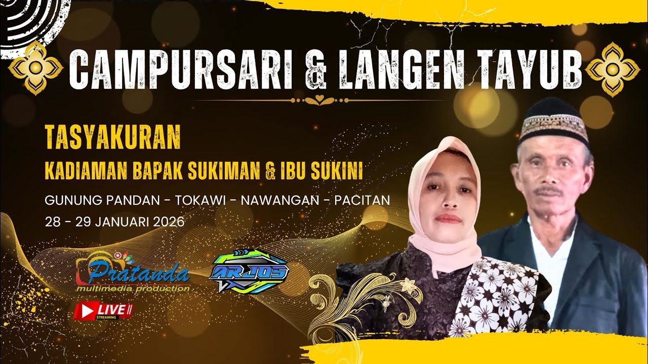 SEASON 2 LANGEN TAYUB  II HANGGONO LARAS II ARJOS AUDIO II TASYAKURAN BP SUKIMAN & IBU SUKINI