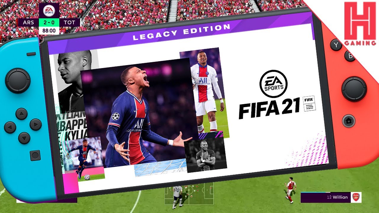 Первый взгляд на игровой процесс FIFA 21 на Nintendo Switch.