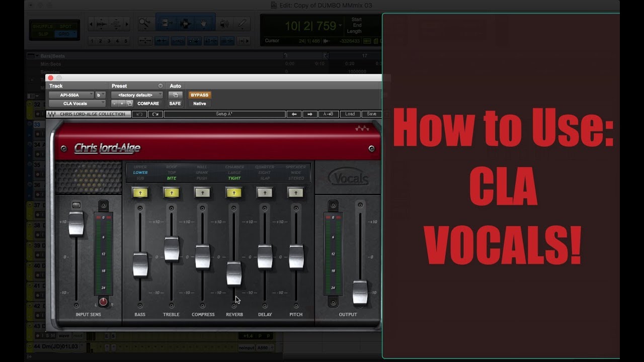 How To Use: CLA Vocals @MattMontanez