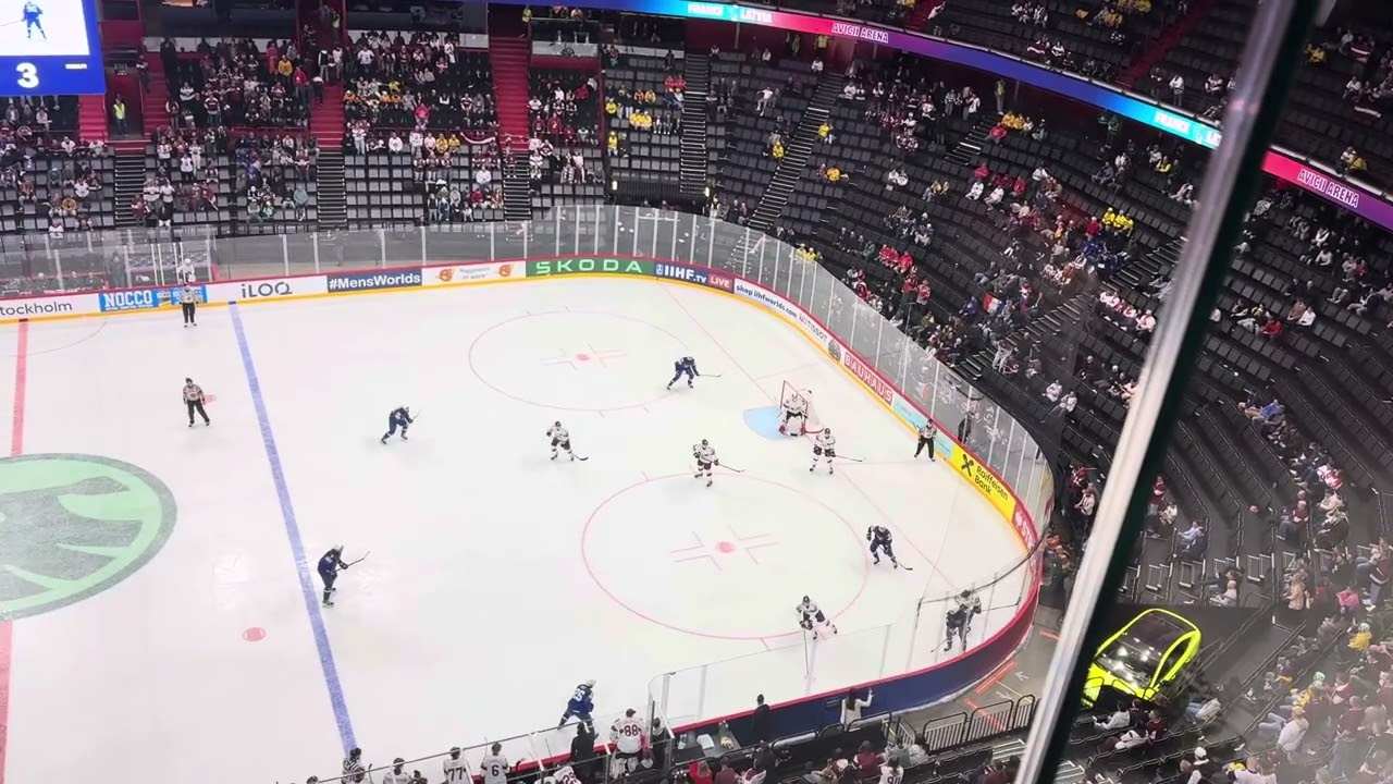 Dans Locamelis Goal 2 (France vs Latvia) - #IIHF 2025 Round Robin - 10/05/2025 (1-4) #MensWorlds