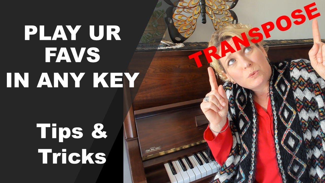 How to transpose music in 5 mins! (Teaching tips to play your favorites in any key)