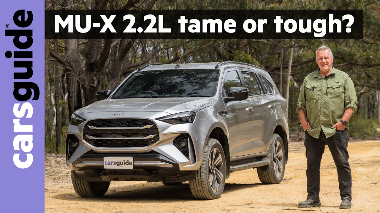 Обзор Isuzu MU-X 2026 Австралия: новый 2,2-литровый дизельный двигатель проходит внедорожные испы...