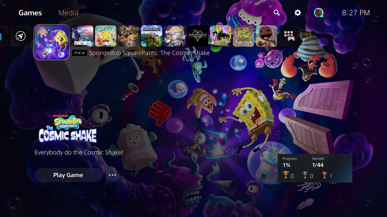 SpongeBob SquarePants: The Cosmic Shake PS4 Gameplay