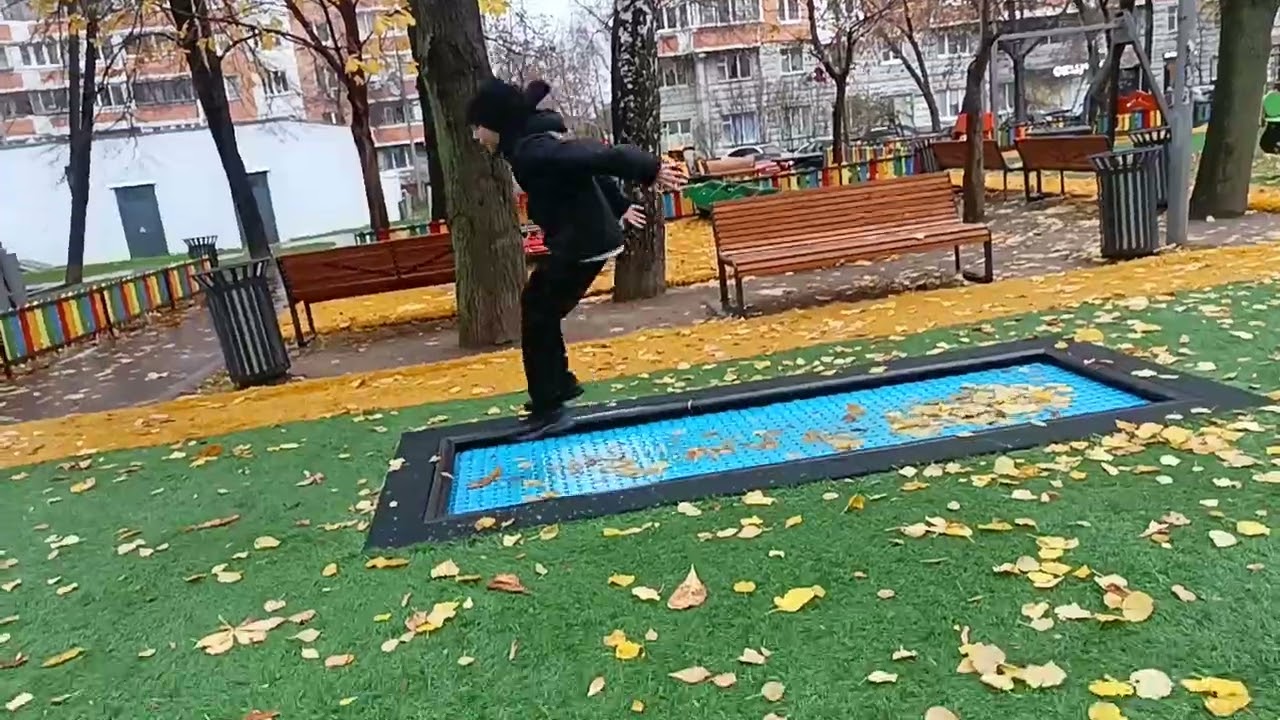 Мои навыки на батуте 