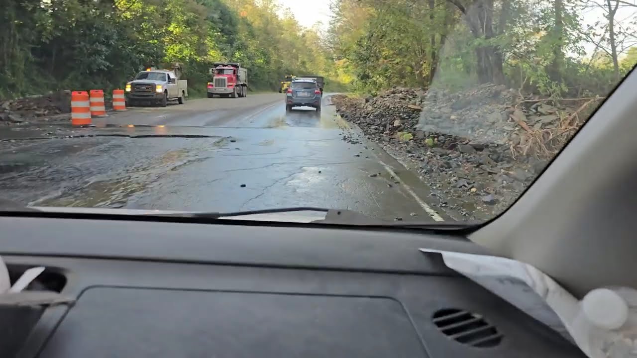 Aftermath of Hurricane Helene, Hwy 88 Creston, NC area