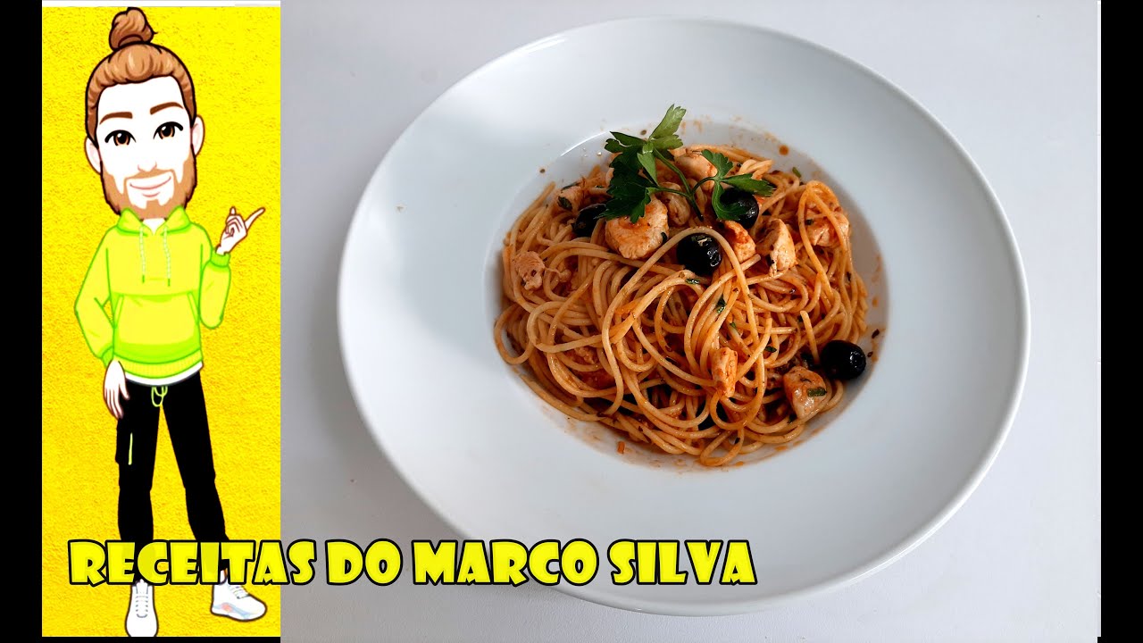 saiba como fazer receita de macarrão esparguete frango e tomate