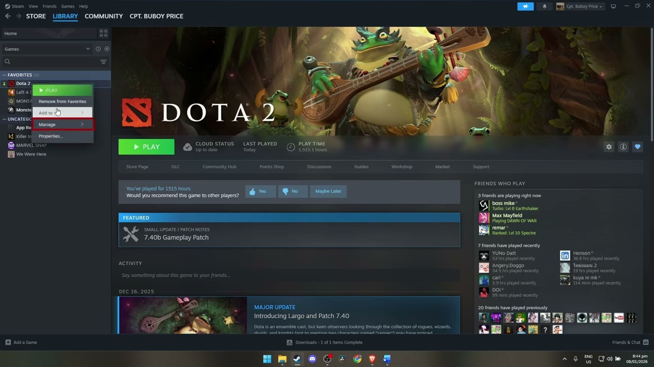 How to LOCATE Dota 2 FILES in Steam (Step by Step)