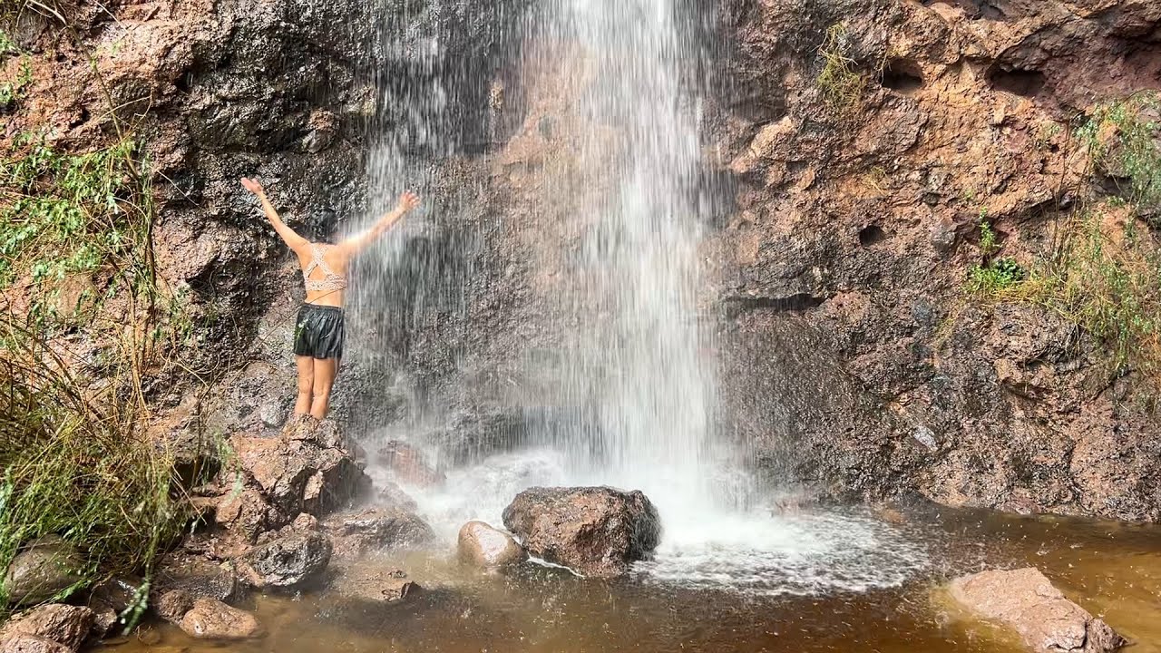 This 230-foot waterfall in the Superstitions only runs after significant rainfall