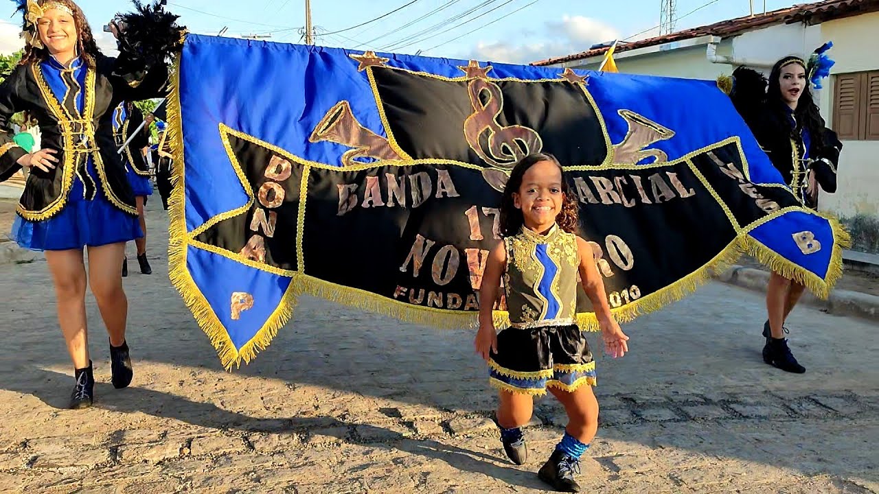 DESFILE CÍVICO DAS ESCOLAS EM LOGRADOURO DE CACIMBA DE DENTRO PB, HOJE 07 DE SETEMBRO 2023