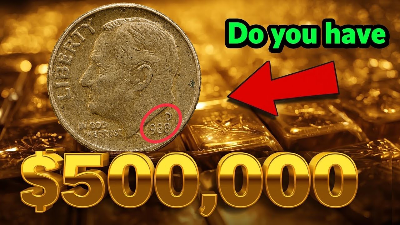 Спрятанная монета One Dime 1988 года стоимостью 500 000 долларов | Тайна теневого десятицентовика...